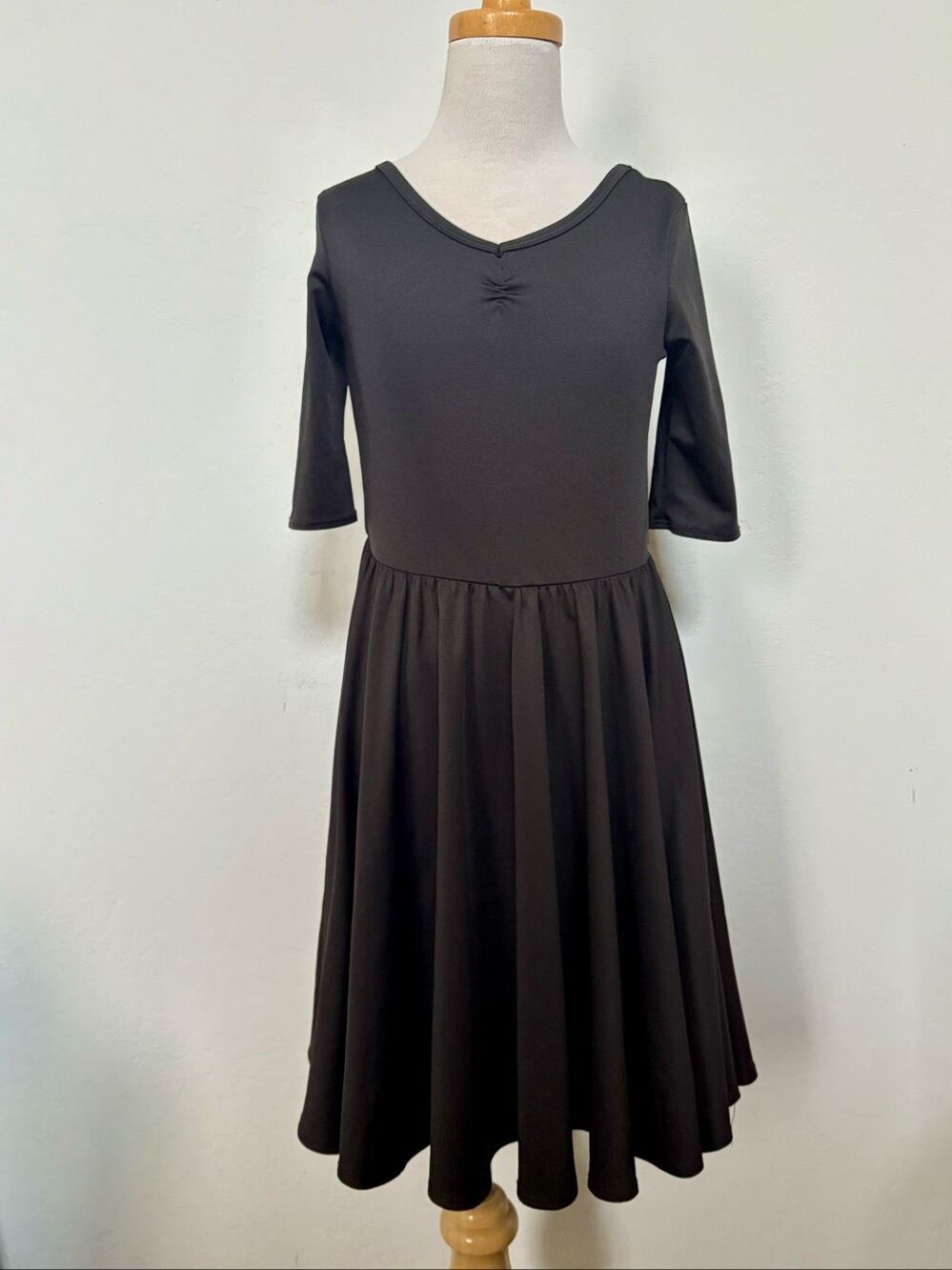 Dot Dot Smile Girls 7 Black Swing Dress